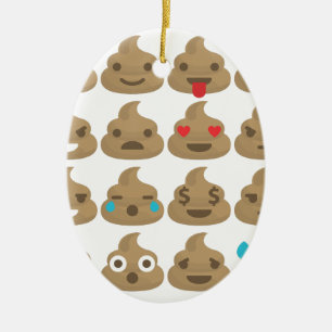 Décoration En Céramique poop emojis