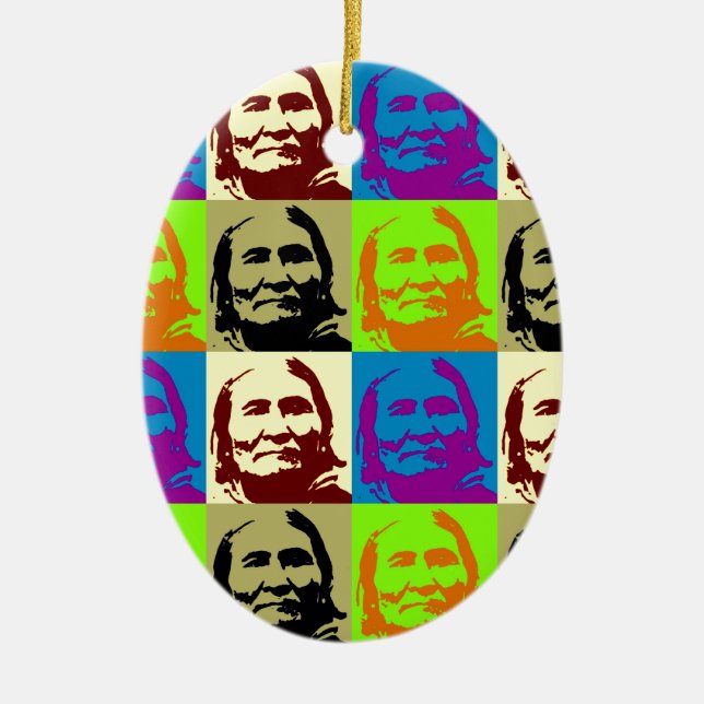 Décoration En Céramique Pop Art Freedom Fighter Geronimo (Devant)