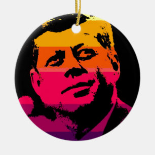 Décoration En Céramique Pop Art Jack JFK John F. Kennedy