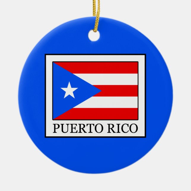 Décoration En Céramique Porto Rico (Devant)