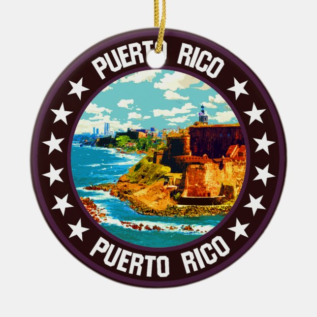 Décoration En Céramique Porto Rico (Devant)