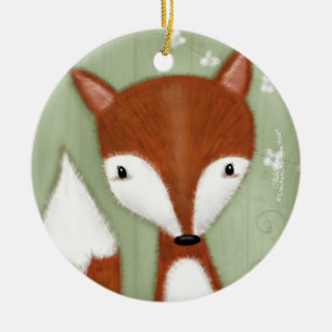 Décoration En Céramique Portrait Fox