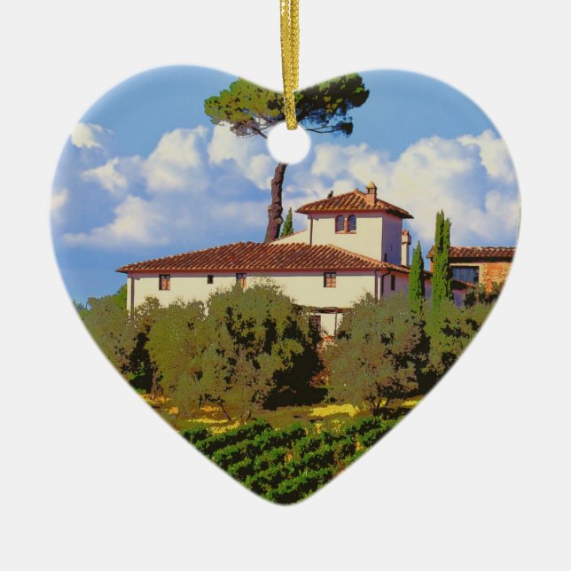 Décoration En Céramique Poster de Tuscany Italy (Devant)