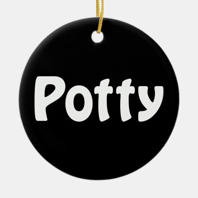 Décoration En Céramique Potty (Devant)