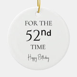 Décoration En Céramique Pour la 521e fois Joyeux Anniversaire