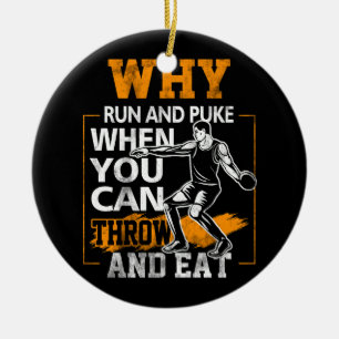 Décoration En Céramique Pourquoi Exécuter Et Puke Discus Thrower Thrower T