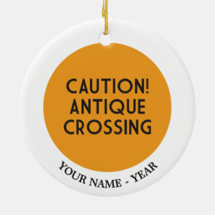 Décoration En Céramique Précaution ! Croisement antique