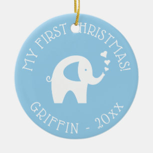 Décoration En Céramique Premier décor de Noël pour bébé 20XX