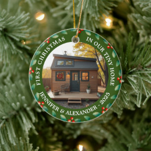 Décoration En Céramique Premier Noël dans la photo de notre maison Tiny Ho