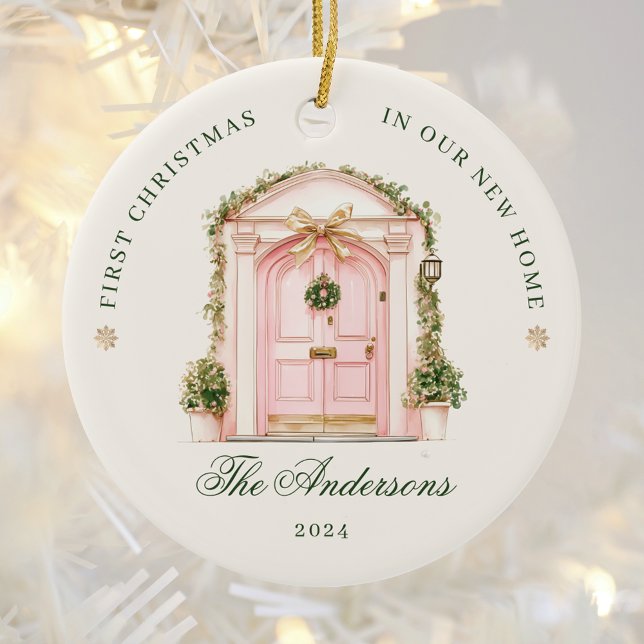 Décoration En Céramique Premier Noël dans notre nouvelle aquarelle (Créateur téléchargé)