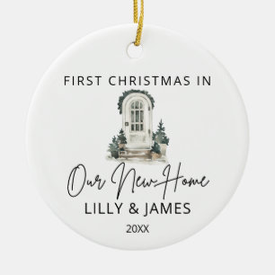 Décoration En Céramique Premier Noël dans notre nouvelle maison propriétai
