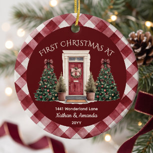 Décoration En Céramique Premier Noël dans une nouvelle maison