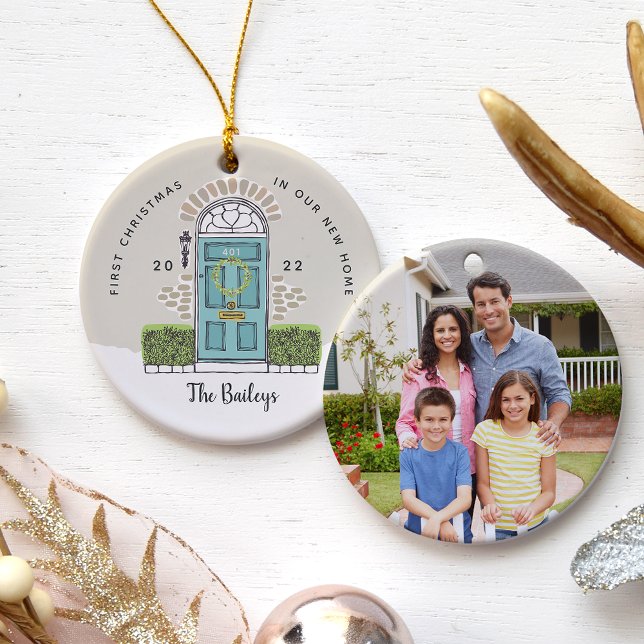 Décoration En Céramique Premier Noël de la porte Aqua dans notre nouvelle  (Créateur téléchargé)