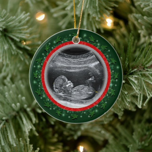 Décoration En Céramique Premier Noël du bébé (Arbre)