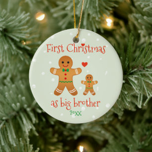 Décoration En Céramique Premier Noël en Big Brother - Hommes en pain d'épi