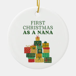 Décoration En Céramique Premier Noël en tant que Nana