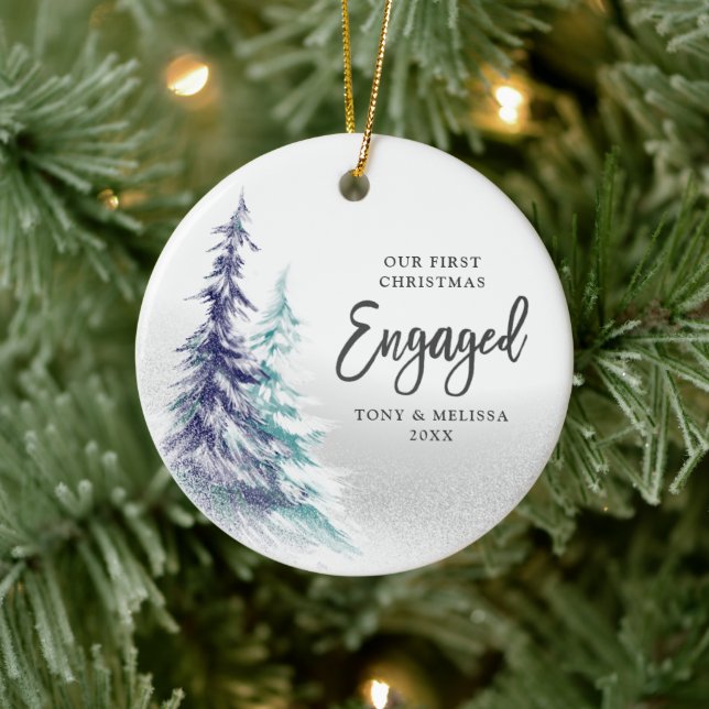 Décoration En Céramique Premier Noël Engagé Pins Personnalisés (Arbre)