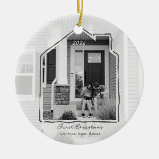 Décoration En Céramique Premier Noël Nouvelle Maison Ligne Art Maison Phot