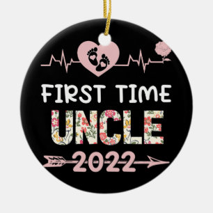 Décoration En Céramique Premier oncle 2022 Funny Nouveau papa promu à