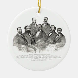 Décoration En Céramique Premiers sénateur et représentants colorés