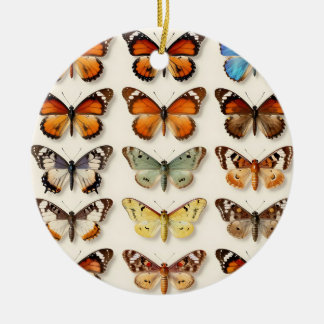 Décoration En Céramique Présentation en grille de la collection de papillo