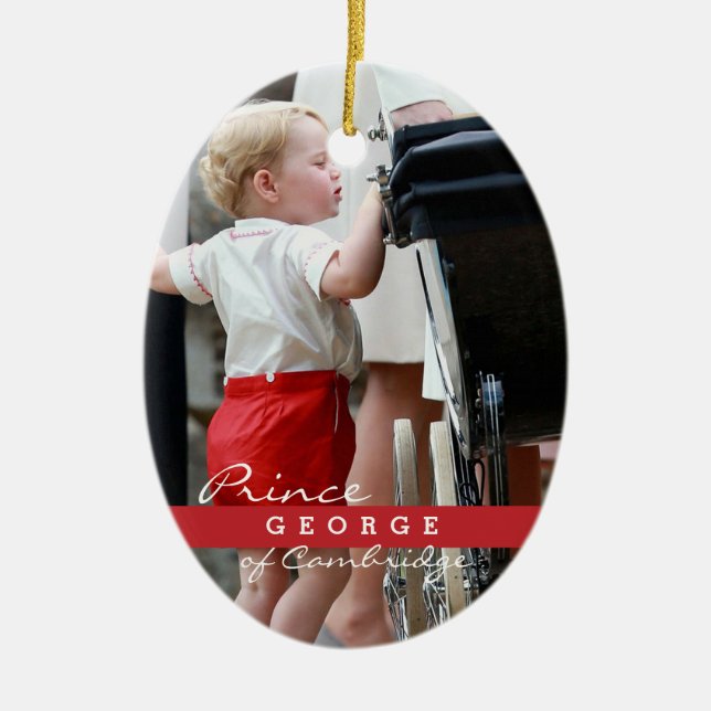 Décoration En Céramique Prince George de Cambridge (Devant)