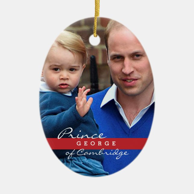 Décoration En Céramique Prince George et prince William (Devant)