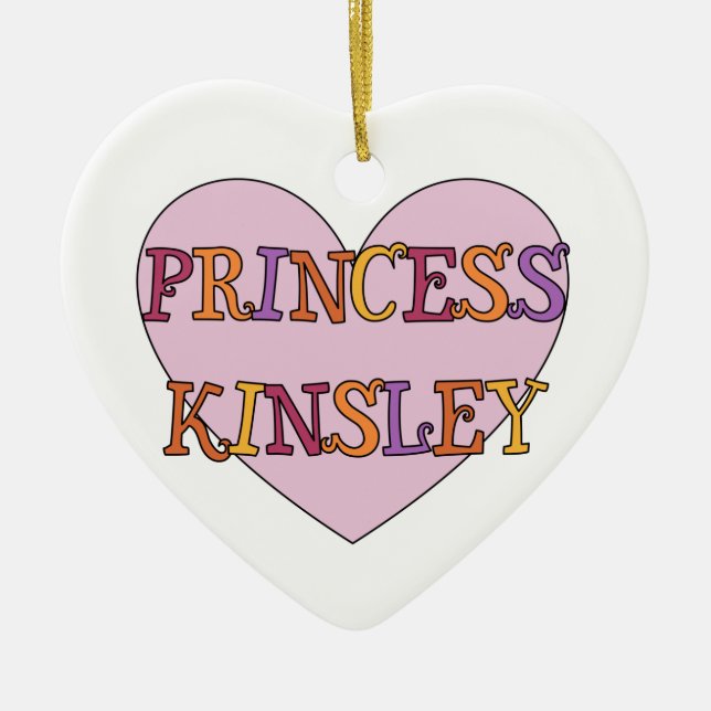 Décoration En Céramique Princesse Kinsley Ornament (Devant)