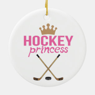 Décoration En Céramique Princesse Pink d'hockey