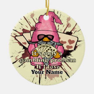 Décoration En Céramique Problème de jeu gnome