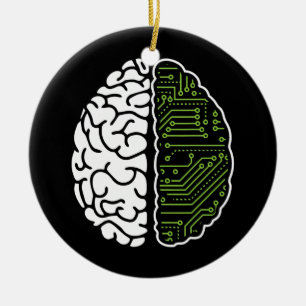 Décoration En Céramique Programmation de la puce cérébrale Ingénieur logic