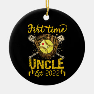Décoration En Céramique Promoted To Uncle Est 2022 First Time Baseball