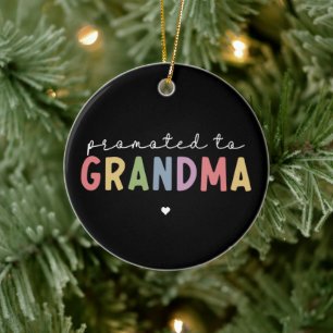 Décoration En Céramique Promue grand-mère Nouveau cadeaux pour future gran