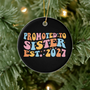 Décoration En Céramique Promue Sœur en 2027 Grande Sœur