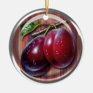 Décoration En Céramique Prune