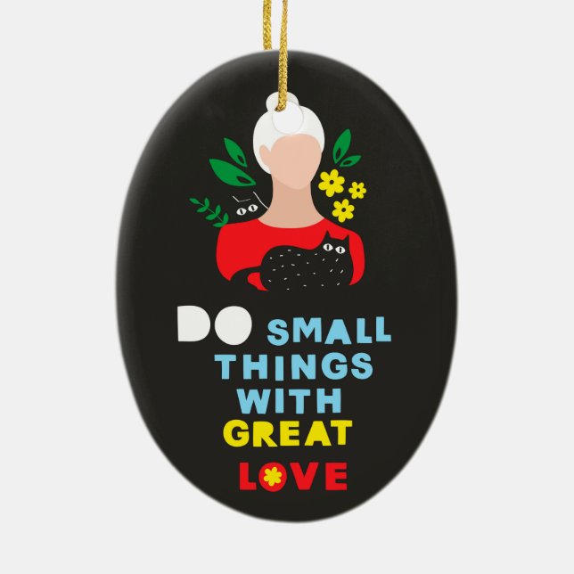 Décoration En Céramique Puissance des filles (Dos)