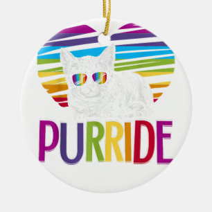 Décoration En Céramique Purride LGBT Gay pride Cat LGBTQ Pride Mois 2019
