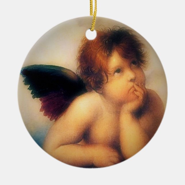 Décoration En Céramique Putti Angel (Devant)