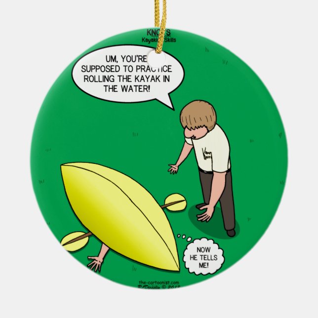 Décoration En Céramique Qualifications Kayaking (Devant)