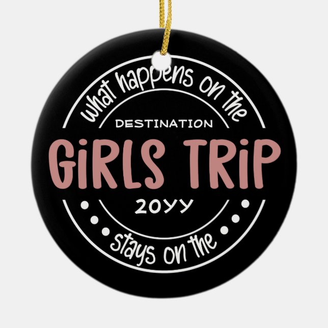 Décoration En Céramique Que se passe-t-il sur Girls Trip Custom Girls Week (Devant)