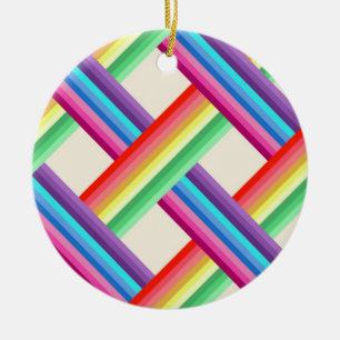 Décoration En Céramique Rainbow Twist