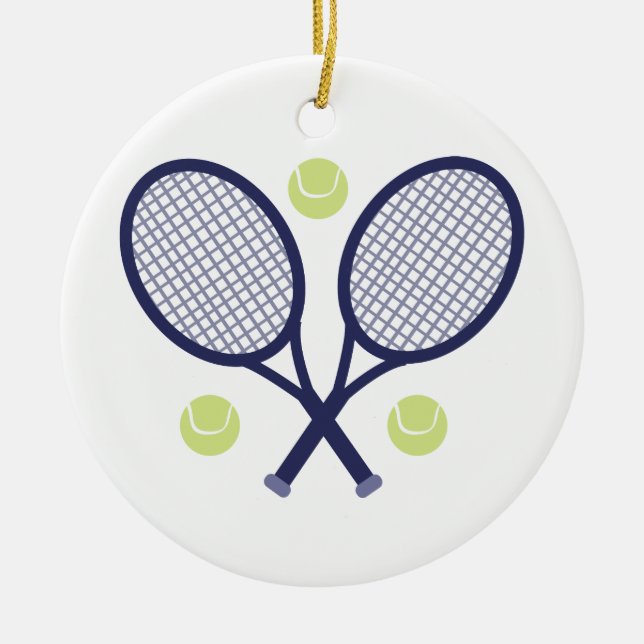 Décoration En Céramique Raquettes de tennis (Devant)