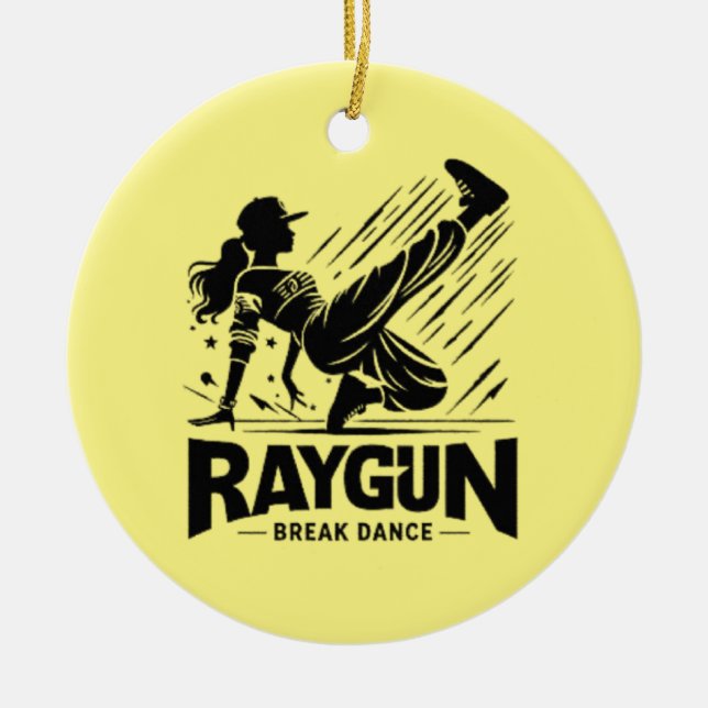 Décoration En Céramique Raygun Raygun breakdance, breakdance (Devant)