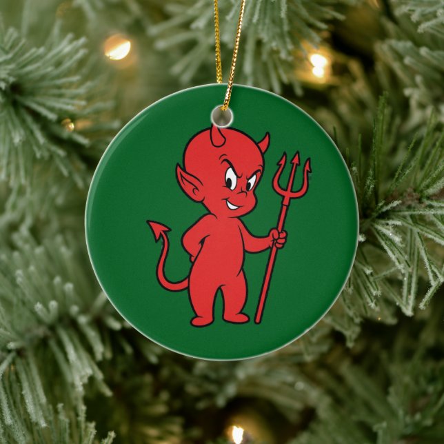 Décoration En Céramique Red Devil (Arbre)