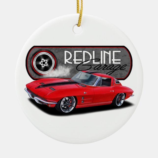 Décoration En Céramique Redline Garage Stingray (Devant)