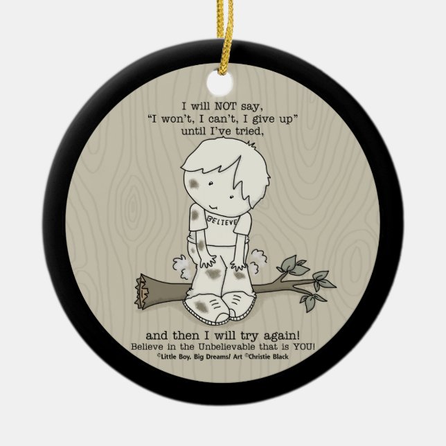 Décoration En Céramique Réessayer (Devant)