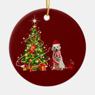 Décoration En Céramique repêcheur d'or avec Casquette Scaft Christmas