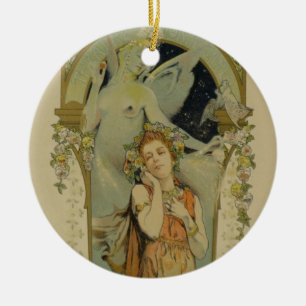 Décoration En Céramique Reproduction d'une publicité par affichage l'opéra