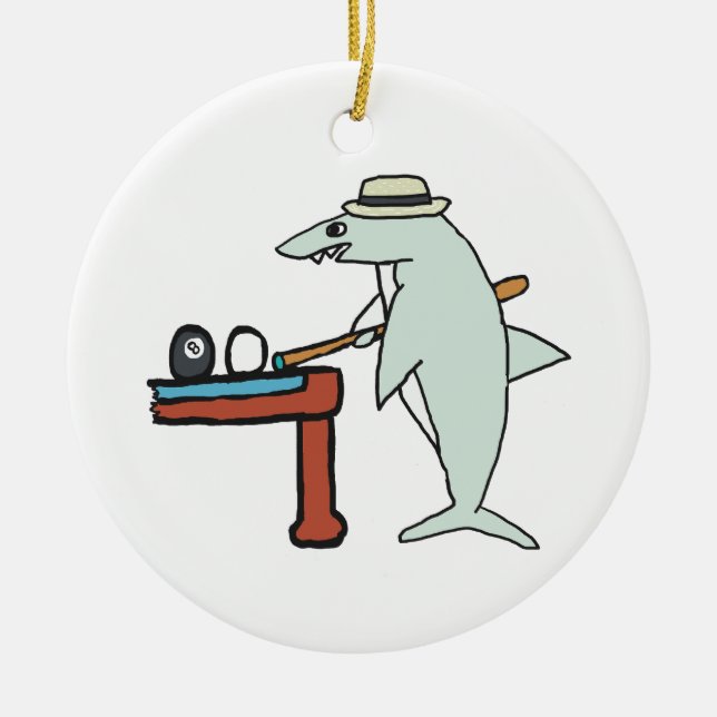 Décoration En Céramique Requin de piscine (Devant)
