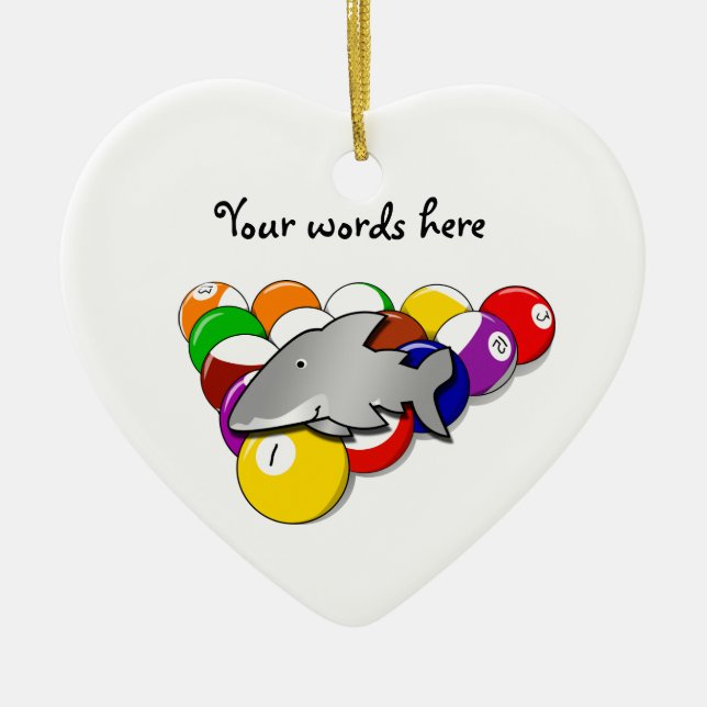 Décoration En Céramique Requin de piscine (Devant)